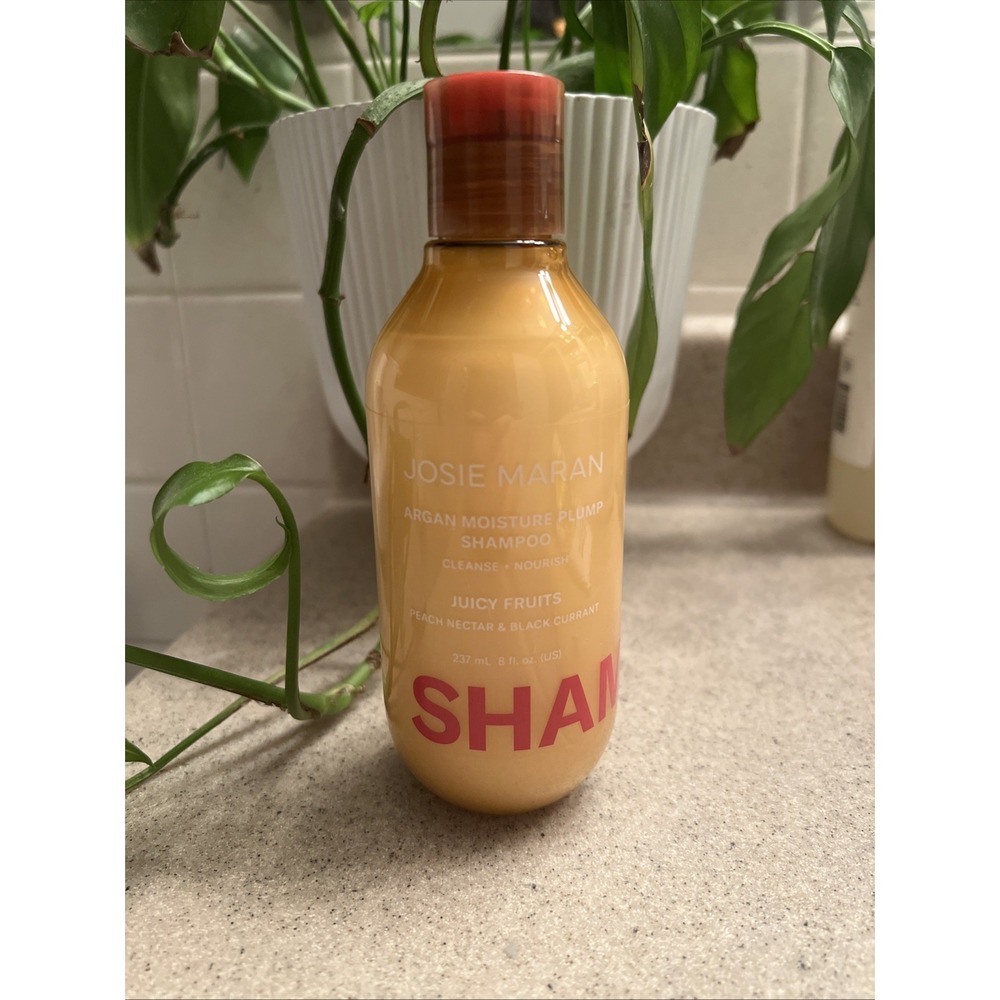 JOSIE MARAN ~ ARGAN MOISTURE PLUMP SHAMPOO ~ JUICY FRUITS ~ 8‎ OZ